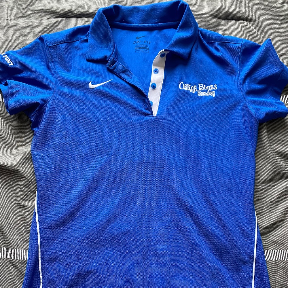 NIKE Dri-Fit Oskar Blues Brewery Polo Shirt
